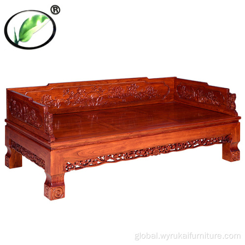 Long Narrow Bar Table Chinese style wood Arhat bed Wooden sofa bed Supplier